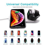 Maxbell 2 in 1 Wireless Charger Charging Stand Dock Pads for Apple Watch Phone - Aladdin Shoppers