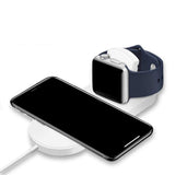 Maxbell 2 in 1 Wireless Charger Charging Stand Dock Pads for Apple Watch Phone - Aladdin Shoppers