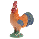 Maxbell 2" Lifelike Plastic Gallic Rooster Farm Animal Model Figure Figurine, Kids Children Learning Toy Gift - Aladdin Shoppers