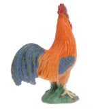 Maxbell 2" Lifelike Plastic Gallic Rooster Farm Animal Model Figure Figurine, Kids Children Learning Toy Gift - Aladdin Shoppers