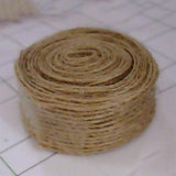 Maxbell 2 Meter Natural Rustic Jute Hessian Burlap Ribbon Trim for Wedding Party 80mm - Aladdin Shoppers