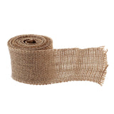 Maxbell 2 Meter Natural Rustic Jute Hessian Burlap Ribbon Trim for Wedding Party 80mm - Aladdin Shoppers