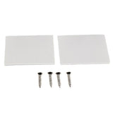 Maxbell 2 Pack of Cat5e DOUBLE Ports Surface Mount Outlet Box RJ45 Face Plate + Backbox Combo - Aladdin Shoppers