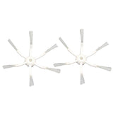 Maxbell 2 Pcs 6 Arms Side Brush for Xiaomi/Roborock S50 S51 S55 Robot Vacuum Cleaner - Aladdin Shoppers