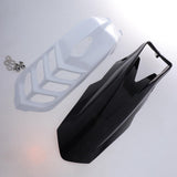 Maxbell 2 Pcs Motorcycle Front Fender Mudguard Wheel Splash Guard Black + White - Aladdin Shoppers
