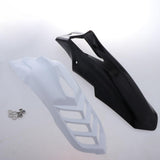 Maxbell 2 Pcs Motorcycle Front Fender Mudguard Wheel Splash Guard Black + White - Aladdin Shoppers