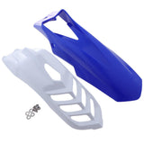 Maxbell 2 Pcs Motorcycle Front Fender Mudguard Wheel Splash Guard Blue + White - Aladdin Shoppers