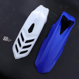 Maxbell 2 Pcs Motorcycle Front Fender Mudguard Wheel Splash Guard Blue + White - Aladdin Shoppers