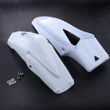 Maxbell 2 Pcs Motorcycle Front Fender Mudguard Wheel Splash Guard White - Aladdin Shoppers