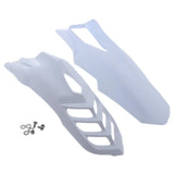 Maxbell 2 Pcs Motorcycle Front Fender Mudguard Wheel Splash Guard White - Aladdin Shoppers