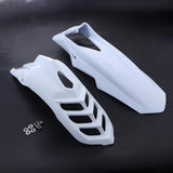 Maxbell 2 Pcs Motorcycle Front Fender Mudguard Wheel Splash Guard White - Aladdin Shoppers