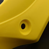 Maxbell 2 Pcs Motorcycle Front Fender Mudguard Wheel Splash Guard Yellow + White - Aladdin Shoppers