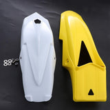 Maxbell 2 Pcs Motorcycle Front Fender Mudguard Wheel Splash Guard Yellow + White - Aladdin Shoppers