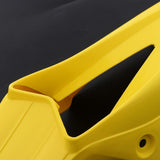 Maxbell 2 Pcs Motorcycle Front Fender Mudguard Wheel Splash Guard Yellow + White - Aladdin Shoppers