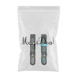 Maxbell 2 pcs Soft Silicone Strap Band Sport Bracelet for Smart Watch - Aladdin Shoppers