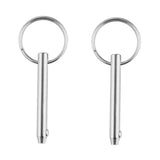 Maxbell 2 pieces 316 Stainless Steel Boat Top Deck Hinge Quick Release Pin 5x51mm - Aladdin Shoppers