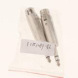 Maxbell 2 Pieces 6.35mm Mono Male Jack to 3 Pin XLR Female Audio Connector Adapter - Aladdin Shoppers