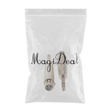 Maxbell 2 Pieces 6.35mm Mono Male Jack to 3 Pin XLR Female Audio Connector Adapter - Aladdin Shoppers