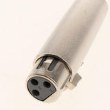 Maxbell 2 Pieces 6.35mm Mono Male Jack to 3 Pin XLR Female Audio Connector Adapter - Aladdin Shoppers