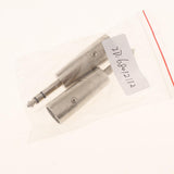 Maxbell 2 Pieces 6.35mm Mono Male Jack to 3 Pin XLR Male Audio Connector Adapter - Aladdin Shoppers