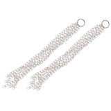 Maxbell 2 Pieces 925 Sterling Silver Earrings Drop Dangle Long Tassel Earrings Findings - Aladdin Shoppers