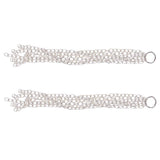 Maxbell 2 Pieces 925 Sterling Silver Earrings Drop Dangle Long Tassel Earrings Findings - Aladdin Shoppers
