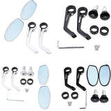 Maxbell 2 Pieces Aluminum Alloy Motorcycle Side Mirrors and Rearview Black - Aladdin Shoppers