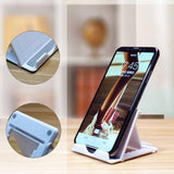 Maxbell 2 Pieces Foldable Adjustable L Two Mobile Phone Holder Stand Black - Aladdin Shoppers