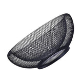 Maxbell 2 Tier Iron Fruit Basket Fruit Plate Dried Fruit Candy Storage Basket Black - Aladdin Shoppers