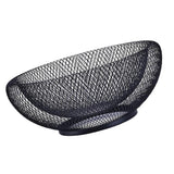Maxbell 2 Tier Iron Fruit Basket Fruit Plate Dried Fruit Candy Storage Basket Black - Aladdin Shoppers