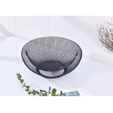 Maxbell 2 Tier Iron Fruit Basket Fruit Plate Dried Fruit Candy Storage Basket Black - Aladdin Shoppers