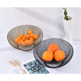 Maxbell 2 Tier Iron Fruit Basket Fruit Plate Dried Fruit Candy Storage Basket Black - Aladdin Shoppers