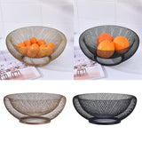 Maxbell 2 Tier Iron Fruit Basket Fruit Plate Dried Fruit Candy Storage Basket Black - Aladdin Shoppers
