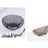 Maxbell 2 Tier Iron Fruit Basket Fruit Plate Dried Fruit Candy Storage Basket Black - Aladdin Shoppers