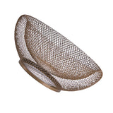 Maxbell 2 Tier Iron Fruit Basket Fruit Plate Dried Fruit Candy Storage Basket Golden - Aladdin Shoppers