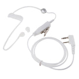 Maxbell 2 Way Radio Earbud Covert Air Acoustic Tube Earpiece Headphone white - Aladdin Shoppers