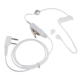 Maxbell 2 Way Radio Earbud Covert Air Acoustic Tube Earpiece Headphone white - Aladdin Shoppers