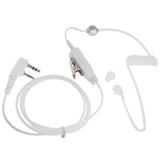 Maxbell 2 Way Radio Earbud Covert Air Acoustic Tube Earpiece Headphone white - Aladdin Shoppers