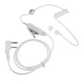 Maxbell 2 Way Radio Earbud Covert Air Acoustic Tube Earpiece Headphone white - Aladdin Shoppers