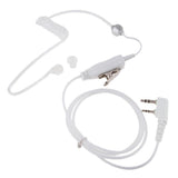 Maxbell 2 Way Radio Earbud Covert Air Acoustic Tube Earpiece Headphone white - Aladdin Shoppers