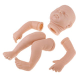 Maxbell 20'' Neborn Baby Kits Silicone Vinyl Head Arms Legs for Neborn Baby Dolls #1 - Aladdin Shoppers