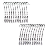 Maxbell 20 Pieces Metal Bookmarks Book Mark With Hook Beading Jewelry Findings DIY Crafts 81mm / 3.19 inch Antique Tibetan Silver Colors - Aladdin Shoppers