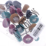 Maxbell 20 Pieces Mini Brush Scouring Pad Abrasive Wheel Nylon Fiber Grinding Sanding Head Buffing Polishing Wheel 1" 25mm Set For Rotary Tools - Aladdin Shoppers