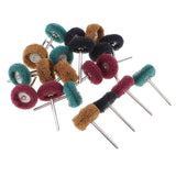 Maxbell 20 Pieces Mini Brush Scouring Pad Abrasive Wheel Nylon Fiber Grinding Sanding Head Buffing Polishing Wheel 1" 25mm Set For Rotary Tools - Aladdin Shoppers
