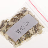 Maxbell 200Pc 9mm Metal Mini Heart Paper Fasteners Brads For DIY Scrapbooking Crafts