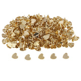 Maxbell 200Pc 9mm Metal Mini Heart Paper Fasteners Brads For DIY Scrapbooking Crafts - Aladdin Shoppers