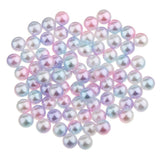 Maxbell 200Pcs 3mm Multi-color No Hole Imitation Pearl Beads Loose Beads for DIY Jewelry Making Nail Art - Aladdin Shoppers