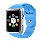 Maxbell 2019 A1 Bluetooth Smart Watch Smart Tracker Waterproof Phone Watch Blue - Aladdin Shoppers