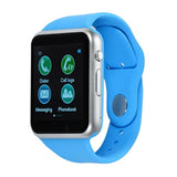 Maxbell 2019 A1 Bluetooth Smart Watch Smart Tracker Waterproof Phone Watch Blue - Aladdin Shoppers