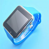 Maxbell 2019 A1 Bluetooth Smart Watch Smart Tracker Waterproof Phone Watch Blue - Aladdin Shoppers